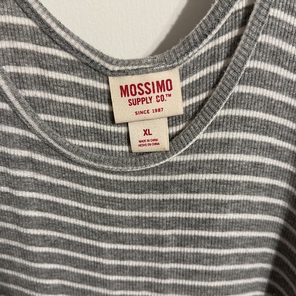 Grey and white striped tank - Picture 2 of 3